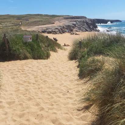 acces plage saint pierre de quiberon marchés et vie locale bretagne